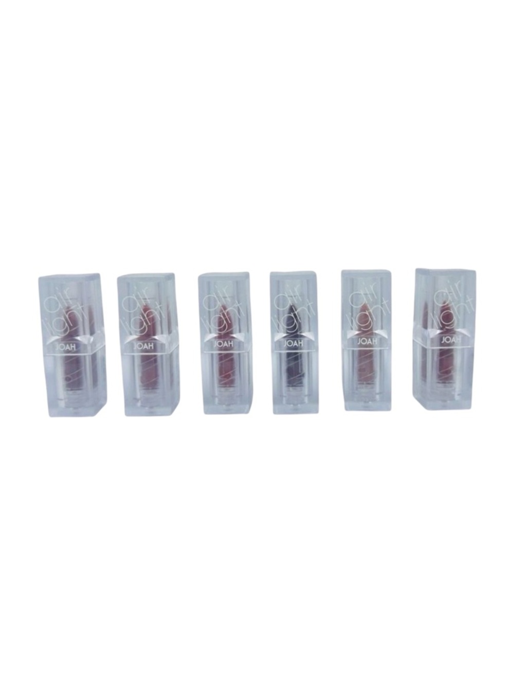Joah Air Light Satin Lipstick Bundle - 6 Lipsticks - 0.18 oz x 6